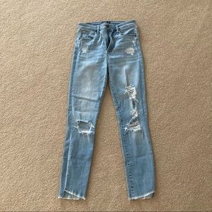 Abercrombie & Fitch Simone High Rise Ankle Jeans